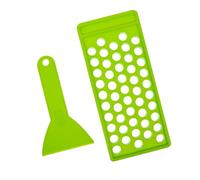 GANAZONO 50fori Vassoio Per Balsamo Labbra Con Scomparti Multipli e Spatola Per Riempimento Preciso Kit Fai Da Te Per Creazione Di Lucidalabbra e Balsami Solidi Contenitori Vuoti Per Uso Do