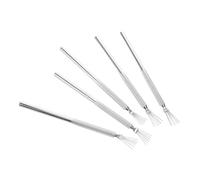 GANAZONO 5pezzi Pennello Sottile Per Unghie in Acciaio Inossidabile Di Aghi Pieghevoli Strumenti Per Nail Art Liner Adatti Per Motivi Intricati Dettagli Precisi e Diverse Tecniche