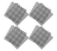 GANAZONO 8 Pezzi Tappetino Antiscivolo Drenante 12x12 in Tpe