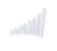 GANAZONO 8pezzi Barre Magnetiche Agitatore in Ptfe Resistente Alta Temperatura Tipo B per Laboratorio Barre Mischiatrici Chimiche Resistenti ad Acidi e Solventi Agitatore Magnetico
