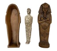 GANAZONO Accessori Per La Casa Anubis Con Mummia Mummia Antica Egiziana Collebile Re Sarcofago Bara Mummy Insert Figurine Decorazioni Casa Gli Ornamenti Dell'ufficio