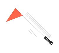 GANAZONO Bandierine Sicurezza Per Biciclette Kit Completo Con Flagpole e Flag Visibilità Ottimale Per Ciclismo All Facile Da Installare e Leggero Design Pratico e Resistente