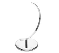 GANAZONO Base Decorativa in Plastica Argento per Globo Terrestre da 25cm, Supporto Elegante e Minimalista, Facile da Installare, per Apprendimento e Fai-da-te