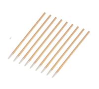 GANAZONO Bastoncini di Cotone Monopunta in Legno per Make-Up e Microblading, 100 Pezzi, 7,5 CM, Monouso Non Sfibrante, per Salone, Ospedale e Applicazioni Domestiche
