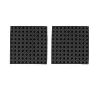 GANAZONO Blocchi di Spugna per Piantine Concavi Neri, Vassoio per Germogli e Coltivazione Senza Terra, 2 Pezzi per Semi di Soia, Fagioli Mungo e Verdure da Balcone