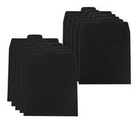 GANAZONO Busta per CD Dvd in Carta Kraft Nera, 20 Pezzi | CD e Dvd, Apertura Facile, Archiviazione e Protezione dei Dischi, Stile Raffinato