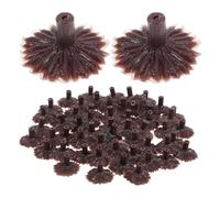 GANAZONO Cake Toppers Picks Base in Plastica Marrone 50 Pezzi per Decorazioni di Diorama e Scuola con Piede Modello Albero Fai da Te