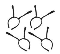 GANAZONO Cerchietto per Ragazzo Ragazza Antenne a Forma di Ape 4 Pezzi, Accessorio Versatile Nero per Feste, Halloween e Giochi di Ruolo