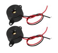 GANAZONO Cicalino di Allarme Piezoelettrico Attivo Tensione Continua 3-24V 2 Pezzi Cicalino Elettronico a Tono Continuo per Sistemi di Sicurezza e Progetti Elettronici