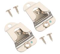 GANAZONO Clip per Microfono in Metallo 2 Set Viti Supporto Stabile e Alte Prestazioni per Microfono Cb Adatto a Radio Cb