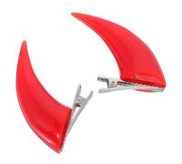 GANAZONO Corna Diavolo in Resina Fermagli Per Di Halloween Accessori Per Cosplay e Feste Design Realistico e Facile Indossare