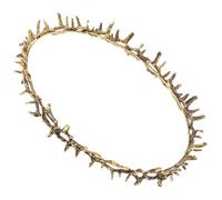 GANAZONO Corona di Spine in Metallo Oro per Feste e Prom, Accessorio Versatile Unisex Design Unico per Uomini e Donne