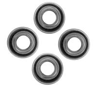 GANAZONO Cuscinetti a Sfere Di Ricambio Per Ruote Anteriore Sedia a Rotelle, Set Da 4 Pezzi in Acciaio Per Forcella e Asse, Accessori Per Riparazione e Manutenzione Sterzo Fluido