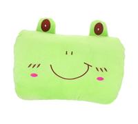 GANAZONO Cuscino Scaldamani Peluche a Forma di Animale, 1 Pezzo | Peluche Morbido Imbottitura in Cotone Pp, Tasca Laterale Doppia, per Divano e Grembo, Verde