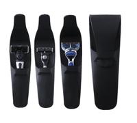 GANAZONO Custodia Protettiva per Rasoio in Silicone Nero Portatile e Leggera Custodia da Viaggio per Diversi Tipi di Accessorio Durevole per Proteggere e Organizzare il Rasoio in Viaggio