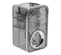 GANAZONO Dispenser per Dentifricio a Parete Automatico senza Contatto Spremi-Dentifricio in Plastica Trasparente Grigia Accessorio Salvaspazio per Bagno e Doccia per Tutta la Famiglia