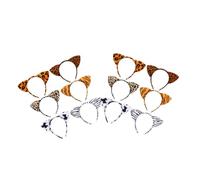 GANAZONO Fasce Per Chioma Orecchie Di Animali Uniche 12 Pezzi Copricapo Di Carnevale Riutilizzabile Per Feste Maschere e Spettacoli Teatrali Uomo Donna Materiale Stabile e Comodo