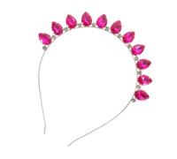 GANAZONO Fascia Di Cristallo Bande Fasce Decorative Fasce Divertenti Gruppo Musicale Fascia Divertente Fascia Per Di Carnevale Graziosi Cerchietti Fasce Per La Testa Rosy Strass