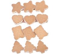 GANAZONO Forcine per Chioma a Forma di Biscotto 4 Pezzi in Resina, Mollettine Decorative per Bambina, Fermagli Piccoli per Frangia e Acconciature Festa
