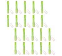 GANAZONO Kit 20 Pezzi Tubi per Balsamo Labbra Vuoti in Plastica Verde da 4g per Uso Personale e Creazione Cosmetici Fai da Te