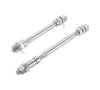 GANAZONO Kit ASSE Anteriore e Posteriore per Bici da Montagna 2 Pezzi ASSE del Mozzo della Ruota Sgancio Rapido Albero Leggero e Resistente per Ciclismo off-Road e Riparazione Biciclette