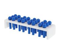 GANAZONO Lavagna per Esercizi Braille Portatile con 24 Celle in Linea e Stilo in Plastica per Scrittura Tattile Kit Didattico Compatto per Apprendimento Braille di Non Vedenti e Studenti