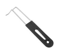 GANAZONO Manico Resistente al Calore in Plastico Nero per Cestello di Friggitrice Universale, Impugnatura Ergonomica per Cucina Professionale