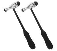 GANAZONO Martello Diagnostico Medico in Lega di Zinco 2 Pezzi, Tester Nervoso Multiuso per Esami Neurologici e Valutazioni Tendinee, Strumento per Studenti di Medicina e Professionisti