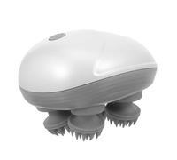 GANAZONO Massaggiatore Elettrico per Testa Uso Bagnato e Asciutto, Spazzola per Massaggio al Capelluto in Abs, Portatile e Ricaricabile 850 Mah Stili multipli