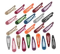 GANAZONO Mollette per Chioma a Scatto in Metallo Glitter e Colori Vari 50 Pezzi Accessori per Chioma Eleganti Design Unico e Delicato per Ragazze e Bambine