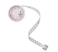 GANAZONO Nastro Misura Corpo Retrattile in Plastica per Misurazione Grasso e Bmi Rotondo Compatto per Monitoraggio Salute e Fitness Casa Viaggio