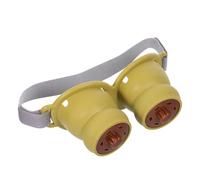 GANAZONO Occhiali Dispositivo e Benessere Completo degli Occhi per Moxibustione Oculare in Silicone e Plastico per Giovani Durante Studio Prolungato