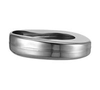 GANAZONO Padella in Acciaio Inox Portatile per Anziani e Pazienti Allettati, Padella da Letto Ergonomica senza Coperchio, Uso Notturno per Ospedali e Assistenza Domiciliare, Ausilio