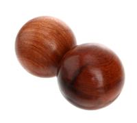 GANAZONO Palline da Massaggio in Legno 2 Pezzi Set per Mani Rotanti Rullo Massaggiante per Punti di Agopuntura Stimolazione Circolazione e Rilassamento Anti Stress per Fitness e Benessere