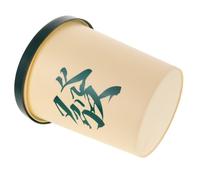 GANAZONO Pattumiera in Plastica Verde 8l Stile Mahjong Cinese per Casa | Design senza Coperchio Anello Pressa, Mantiene il Sacco Fermo e Si Pulisce Facilmente