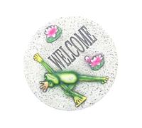 GANAZONO Pietre per Gradini da Giardino in Cemento Decorativo, Pedane per Prato e Cortile Design Artistico, Pietre di Benvenuto per Esterni, Adatte a Decorazioni di Patio e Paesaggio