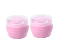 GANAZONO Piumini Da Cipria Per Bambini Set Da 2, Morbidi Piumini Da Cipria Manico, Per Applicazione Delicata Dopo Bagno e Talco Corporeo, Accessorio Viso Per Cura Neonati