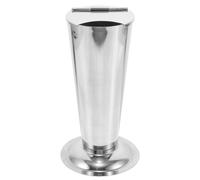 GANAZONO Porta Pinzette in Acciaio Inox Rinforzato Contenitore Cono per Strumenti Estetici e Medici Organizer Salone e Laboratorio Custodia Igienica per Pinzette e Garze Grande Capacità