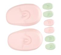 GANAZONO Protezione Auricolare in Silicone Per Tinture Per Chioma, 4 Paia Di Copriorecchie Resistenti Al Calore Per Uso Domestico, Tappi Auricolari Morbidi Per Protezione Chimica e Asciugacapelli