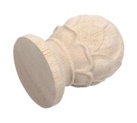 GANAZONO Puntale in Legno Intagliato Forma di Ananas per Mobili e Decorazioni Casa Elemento Decorativo Europeo in Legno Durevole Facile da Installare per Progetti DIY e Rifiniture Interior