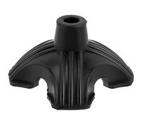 GANAZONO Punte per Bastoni da Passeggio Antiscivolo in Gomma Base a 4 Punte, Accessori Resistenti All’Usura per Stabilità Sicura su Cemento, Ghiaia ed, Compatibili Canne e Stampelle