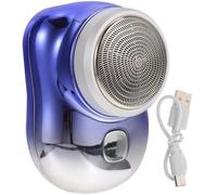 GANAZONO Rasoio Elettrico da Viaggio USB Mini Compatto, Tagliabordi Elettrico Portatile per Uomo, Resistente All’usura, Adatto a Viaggi, Ufficio e Campeggio, Design Leggero e Tascabile