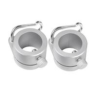 GANAZONO Rotanti per Portabandiera da 1 Pollice Kit 2 Pezzi con Clip in Metallo Fissaggio Facile e Resistente per Rotazione Design