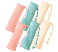 GANAZONO Sacchetti Salvasapone in Rete Multistrato 6 Pezzi, Sacchetti Schiumogeni Esfolianti per Bagno Coulisse, Morbidi ed Elastici per Uso Domestico e Cura della Pelle