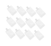 GANAZONO Set 12 Sacchetti per Lozione da Viaggio 100ml Beccuccio Richiudibile, Sacchetto Portatile per Shampoo Anti-perdite, Contenitori Cosmetici Richiudibili per Utilizzo Viaggio