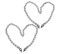 GANAZONO Set 2 Catene Metalliche Decorative per Ponti da Giardino 35X15 M Ganci e Accessori di Sicurezza per Recinzione Esterna e Supporto Altalene