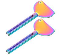 GANAZONO Set 2 Pezzi Spremi-Tubetti Dentifricio in Lega di Zinco Rullo Spremi-Dentifricio Portatile per Bagno e Viaggi Strumento di Compressione per Tubi di Lozione e Crema Mani