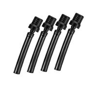 GANAZONO Set Da 4 Pezzi Di Tappo Di Sfiato Per Serbatoio Benzina e Quad in Alluminio Cnc Nero, Ventilazione Efficiente e Protezione Da Polvere Per Veicoli Da Cross e Fuoristrada