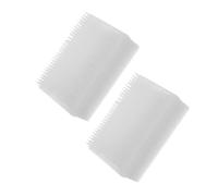 GANAZONO Spazzola Sensoriale 2 Pezzi Bianca Setole Flessibili Per Spazzolatura Profonda Terapia Wilbarger Strumento Per Ragazzo Ragazza a Casa