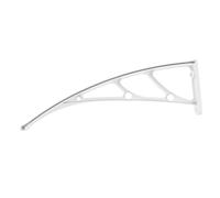 GANAZONO Staffa Rinforzata per Tende da Sole in PVC Resistente alla Corrosione Intemperie Supporto per Pensilina Esterna Porte e Finestre Facile Installazione per Patio e Balcone